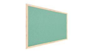 Mint cork notice board wooden natural frame 90x60 cm