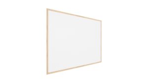 White cork notice board wooden natural frame 60x40 cm