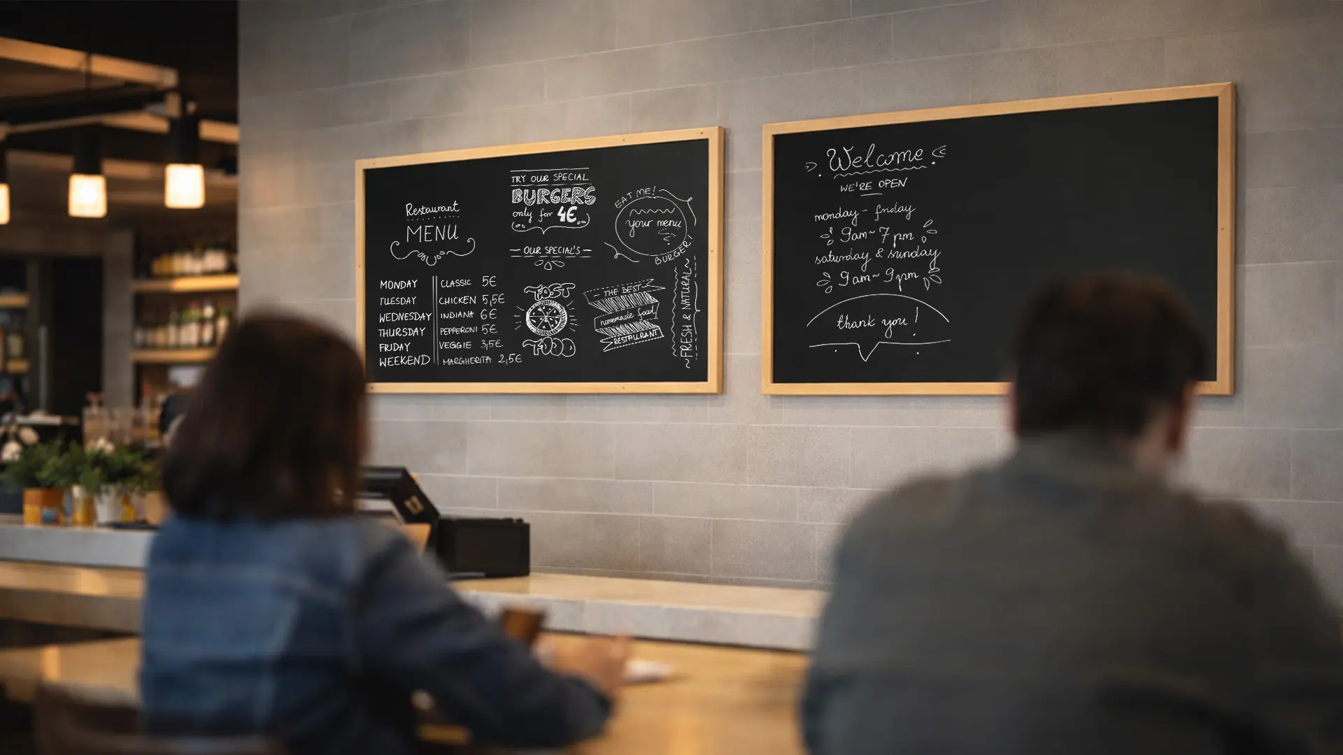 Magnetic Chalkboard with Wooden Frame 80x50cm, Magnetic Chalkboard chalk + FREE Accessories - Image 9