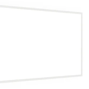 Whiteboard dry erase magnetic surface, white wooden frame 90x60 cm