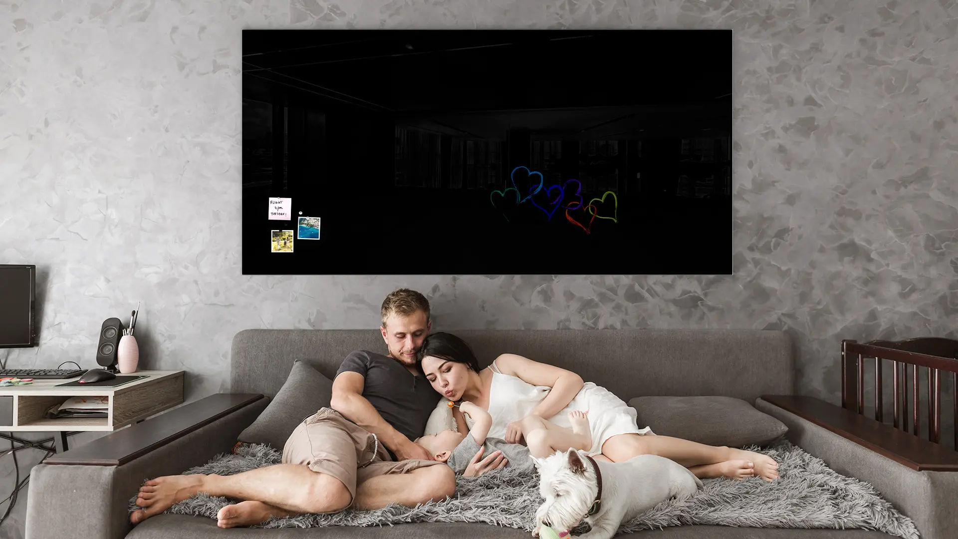 Magnetic glass board 200x100 cm BLACK + with Bonus Accessories - Image 13