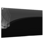 OUTLET Magnetic glass board 100x80 cm BLACK