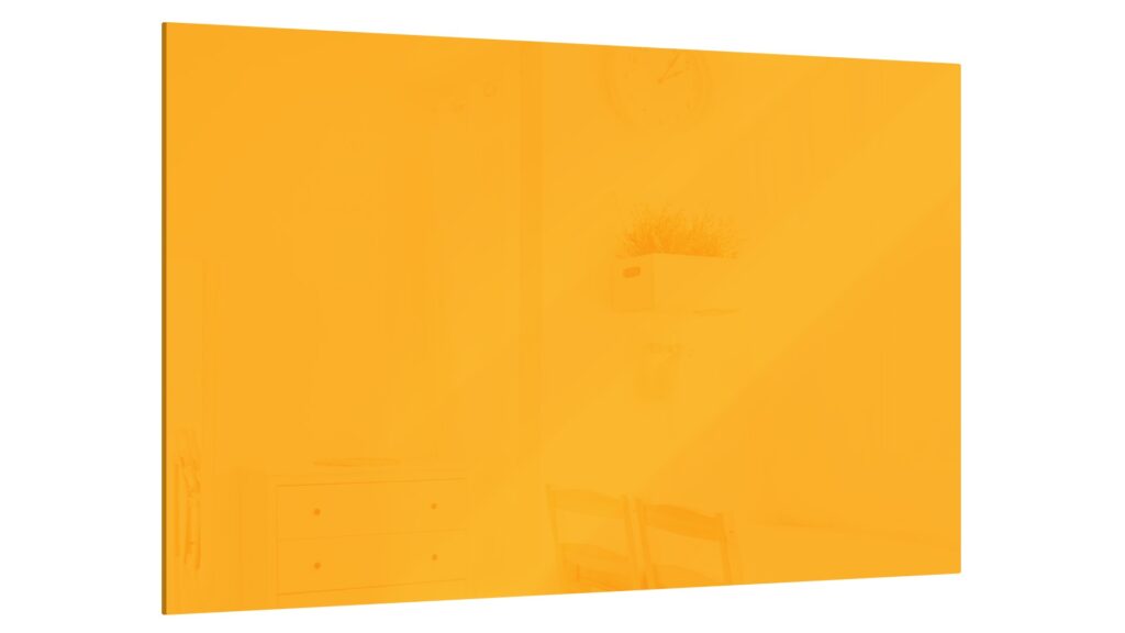 Magnetic glass board Darling Clementine 90x60cm - frameless glass board, tempered glass suitable for neodymium magnets