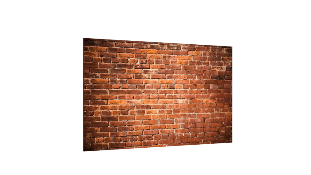 Magnetic Glass Board BRICK WALL 90x60cm Print Wall Art Decorative Wall Picture Image printed Tempered Glass Dry-erase Board Modern Home Decor Kitchen