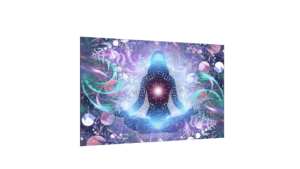 Magnetic Glass Board YOGA ZEN MEDITATION 90x60cm