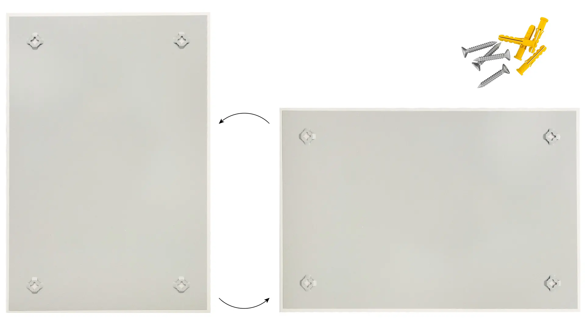 Magnetic glass board 80x60 cm CLASSIC WHITE + with Bonus Accessories - Image 9