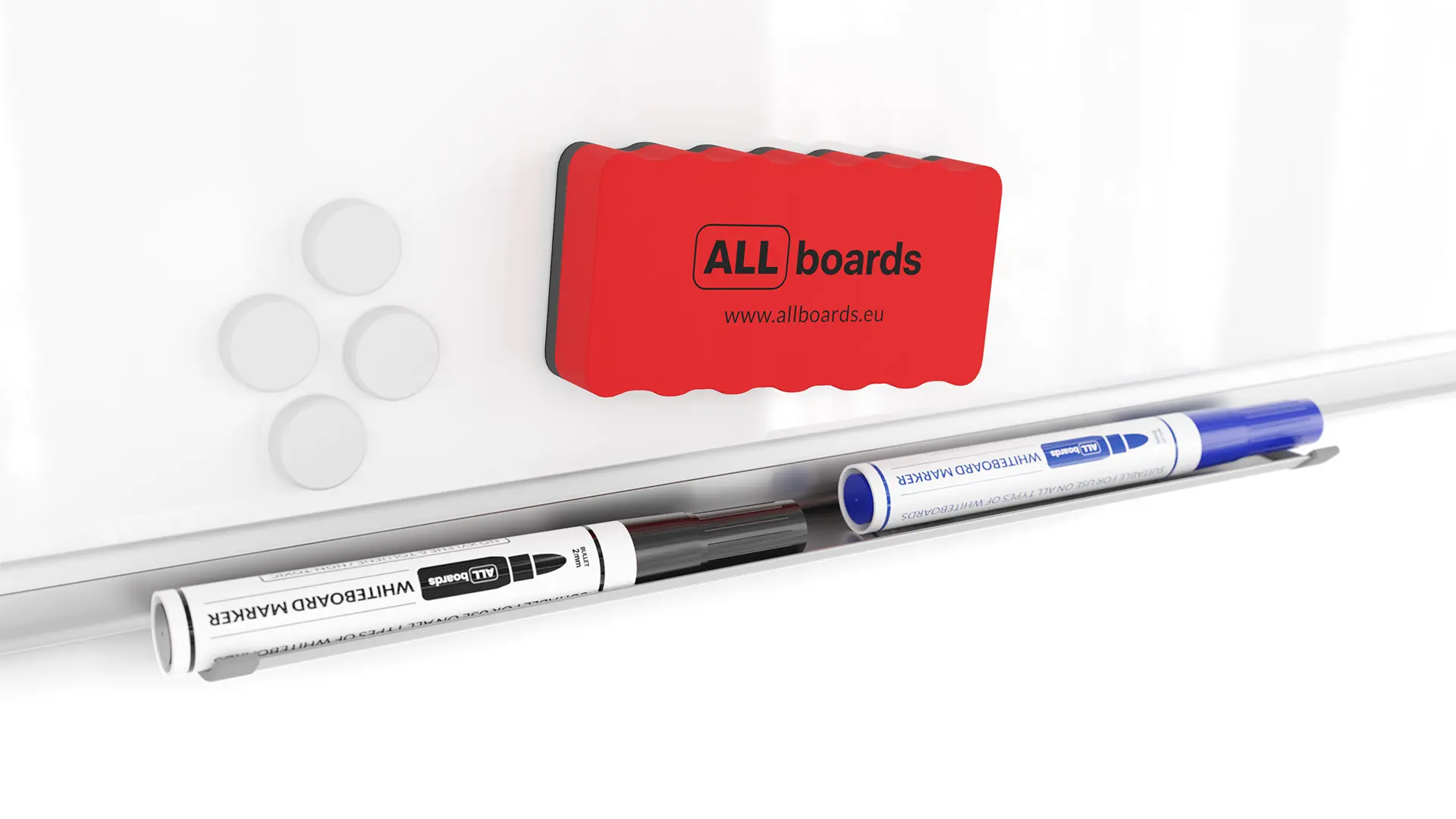 Whiteboard dry erase magnetic surface aluminium frame 120x80 cm CLASSIC A7 - Image 8