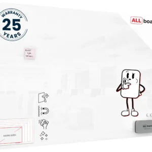 Magnetic glass board 180x120 cm PREMIUM SUPERWHITE (super white) + with Bonus Accessories