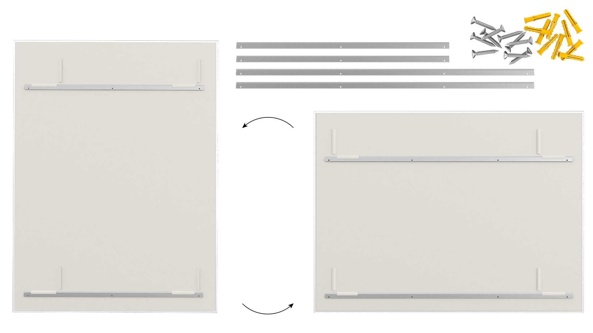 Magnetic glass board 200x120 cm PREMIUM SUPERWHITE (super white) + with Bonus Accessories - Image 10