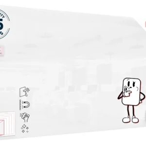 Magnetic glass board 240x120 cm PREMIUM SUPERWHITE (super white) + with Bonus Accessories