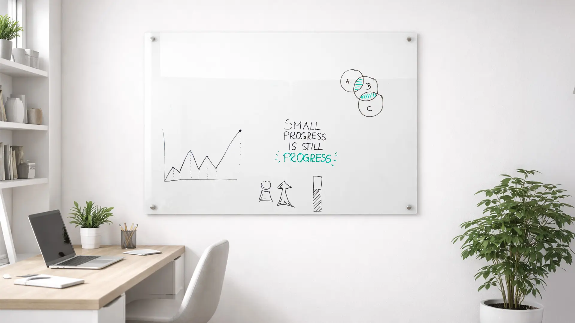 Glass board 120x90 cm TRANSPARENT - Image 10