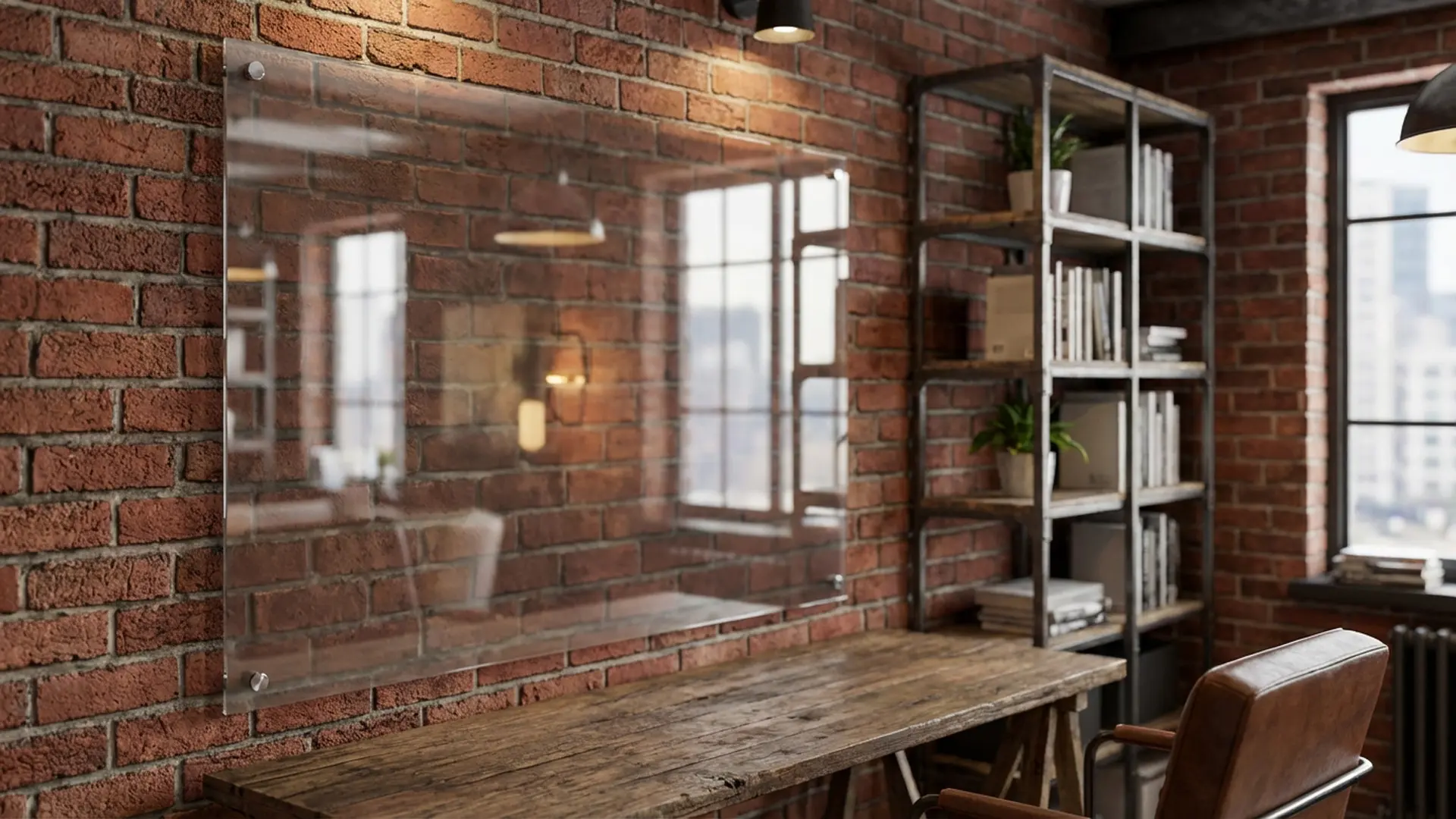 Glass board 120x90 cm TRANSPARENT - Image 3