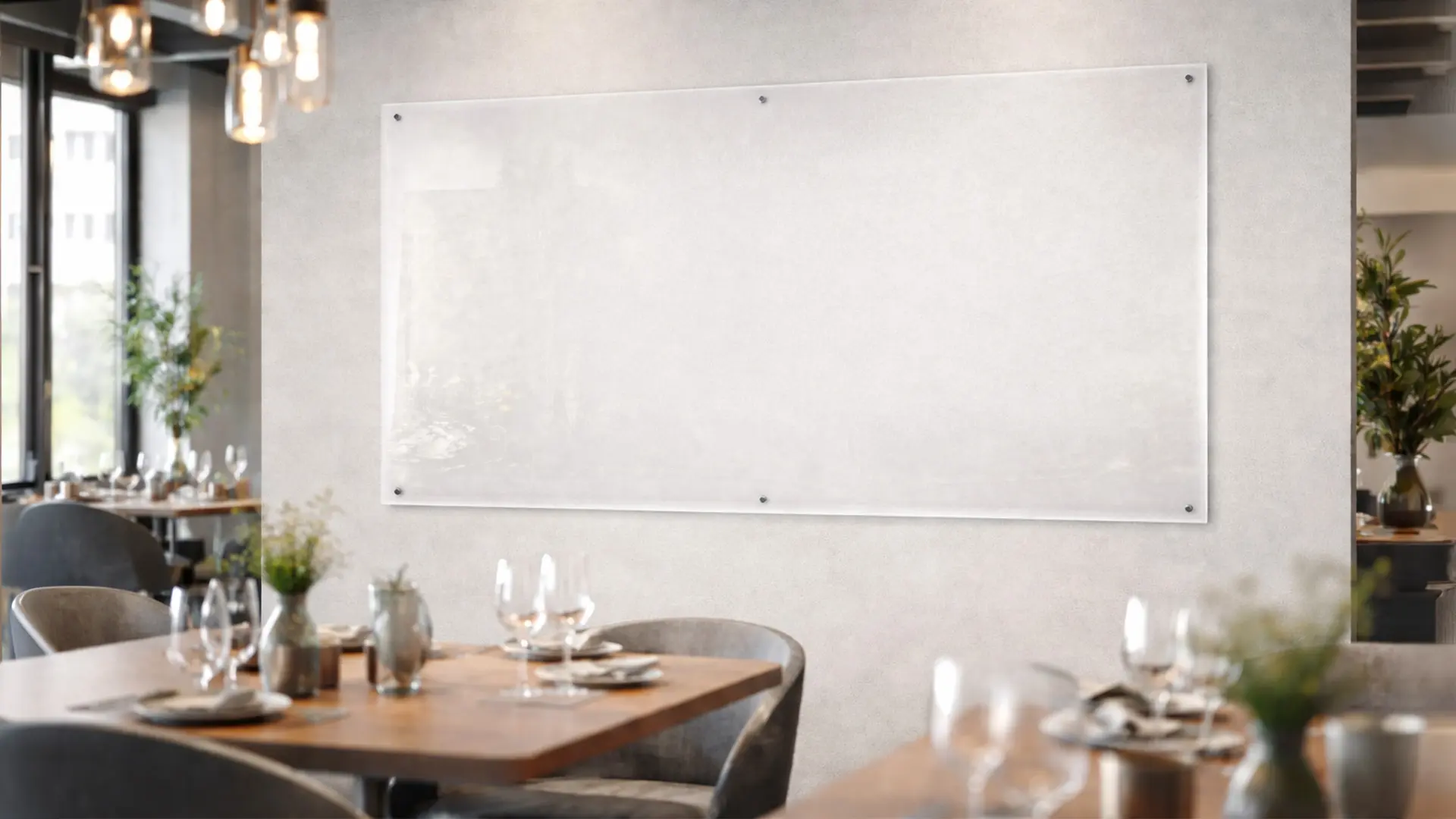 Glass board 200x100 cm TRANSPARENT - Image 9