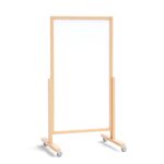 VERT vertical board, dry-erase, magnetic, mobile, 137x78 cm, in a natural wooden frame