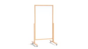VERT vertical board, dry-erase, magnetic, mobile, 137x78 cm, in a natural wooden frame