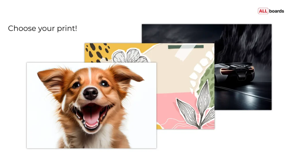 Custom metal wall poster - craft your dream design