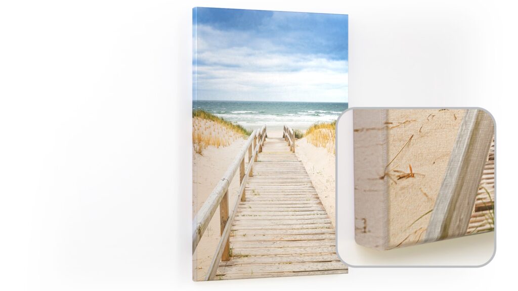 CANVASboards Magnetic Painting 90x60 cm - Road to the beach