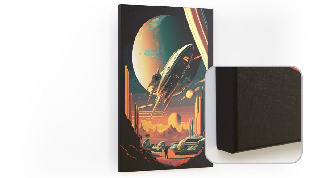 CANVASboards Magnetic Painting 90x60 cm - Space