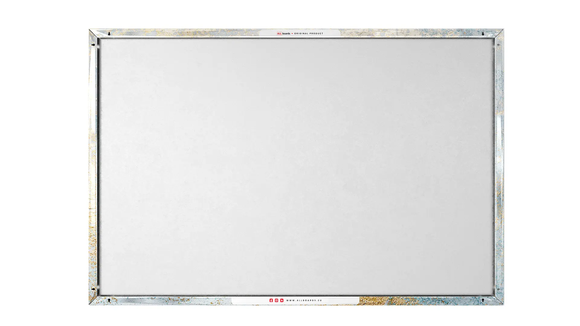 Magnetic METALboards, CONCRETE AND GOLD 90x60 cm + FREE Accessories Set - Image 8