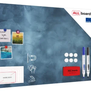 Magnetic METALboards, CLOUDY SKY 90x60 cm + FREE Accessories Set