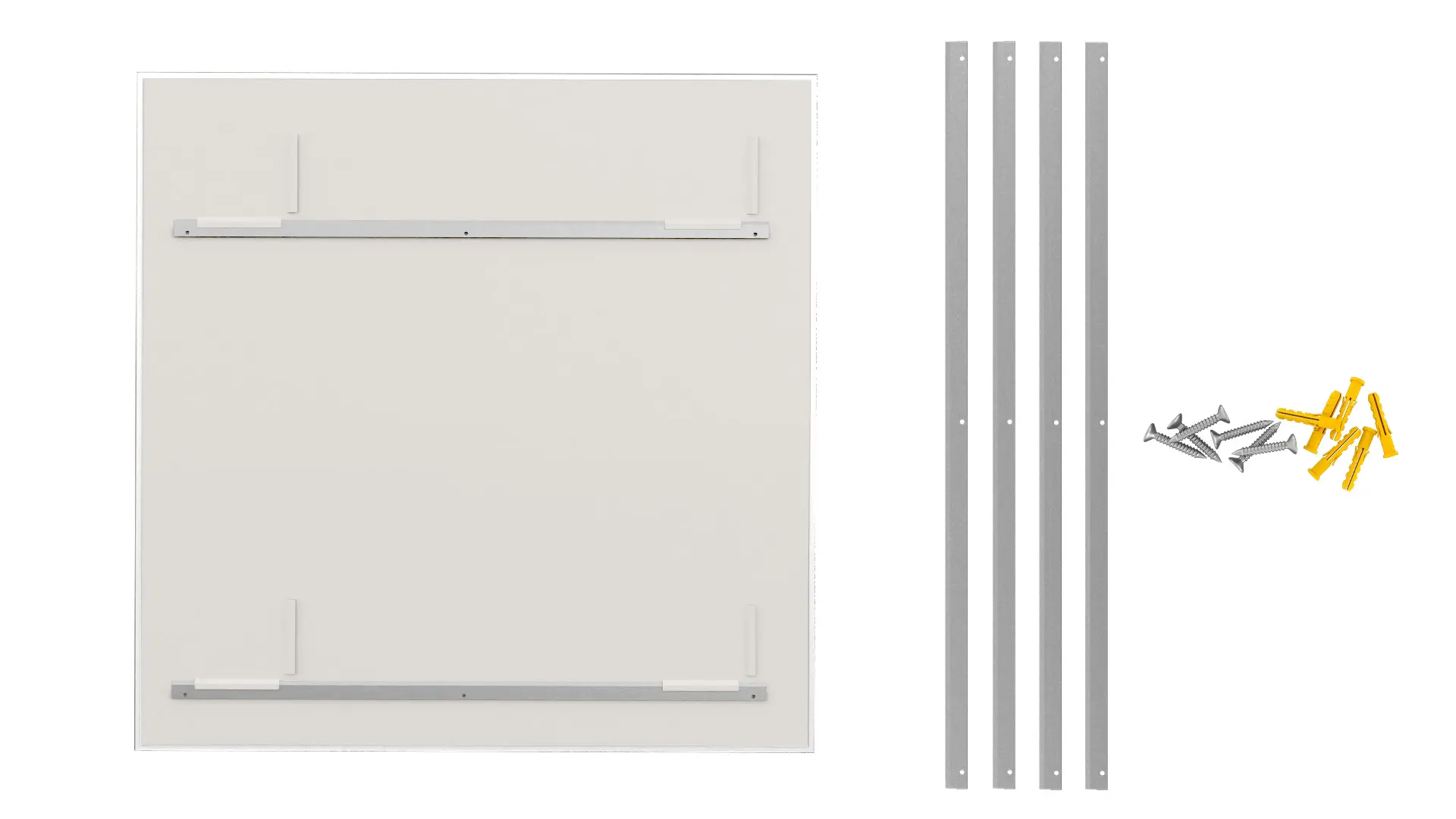 Magnetic glass board 120x120 cm PREMIUM SUPERWHITE (super white) + with Bonus Accessories - Image 9