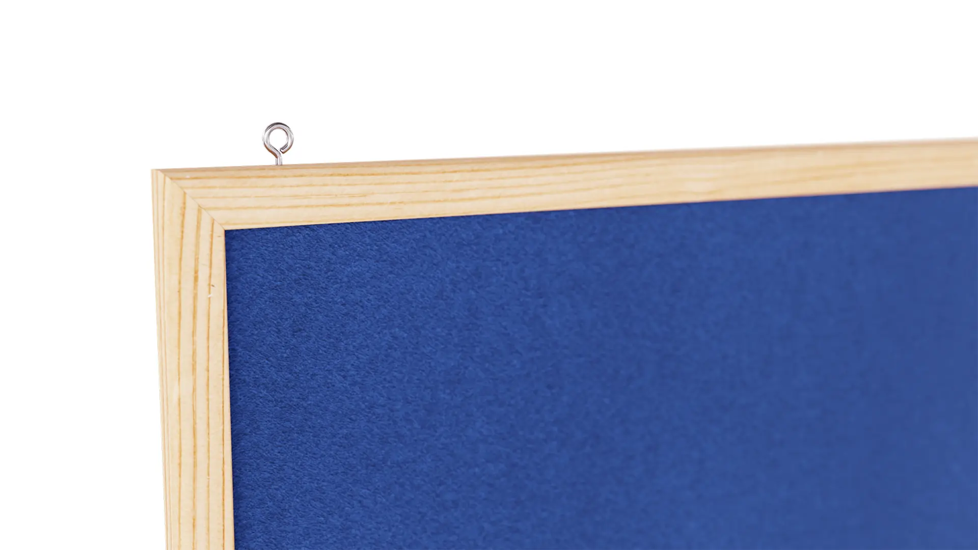 Fabric (Felt) Notice Board – 60x40 cm | BLUE | Wooden Frame - Image 6