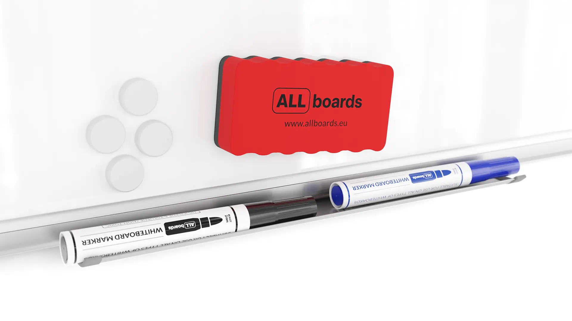 Whiteboard dry erase magnetic surface aluminium frame 160x120 cm PREMIUM EXPO + FREE Accessory Set - Image 8