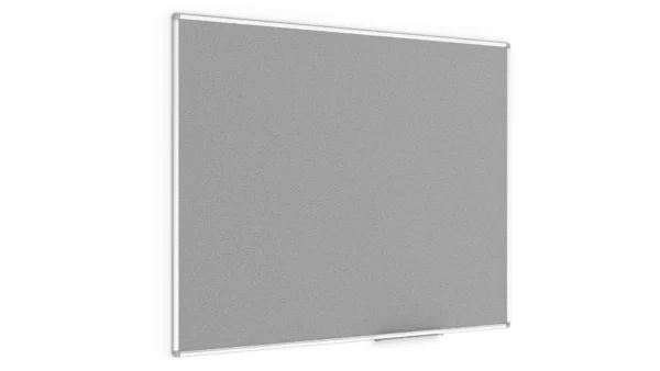 Felt Noticeboard 150x120 cm GREY in Aluminium Frame