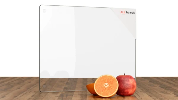 Transparent Glass Chopping Board 30x40 cm – Kitchen Board | Protective Hob Cover | Serving Tray