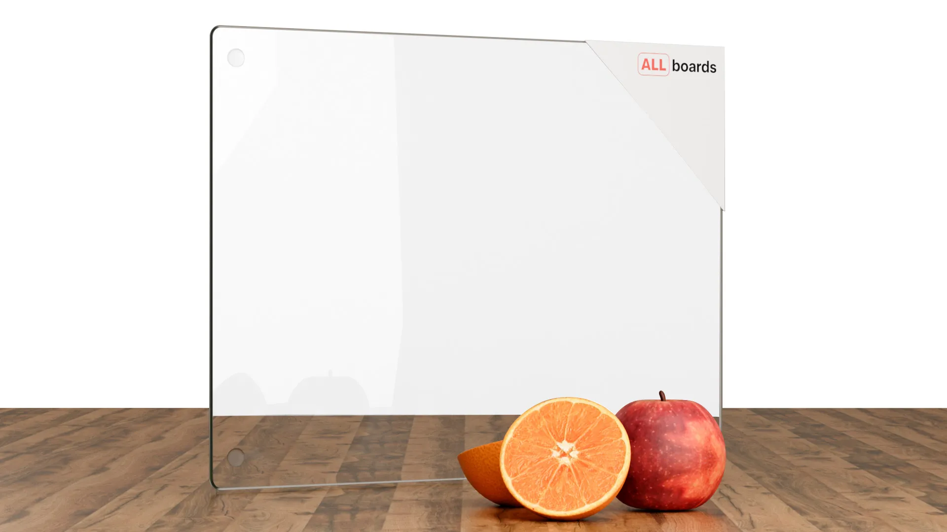 Transparent Glass Chopping Board 30x40 cm – Kitchen Board | Protective Hob Cover | Serving Tray