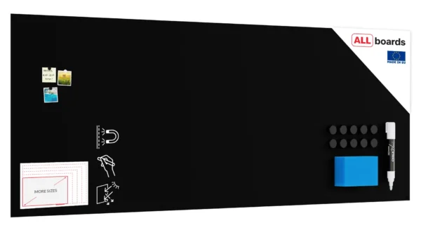 Frameless SLIMboard Magnetic Chalkboard 305x122 cm + FREE Accessories