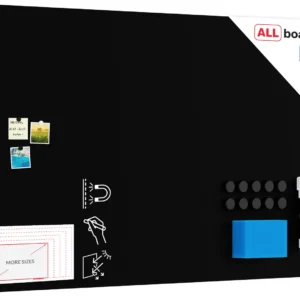 Frameless SLIMboard Magnetic Chalkboard 180x120 cm + FREE Accessories
