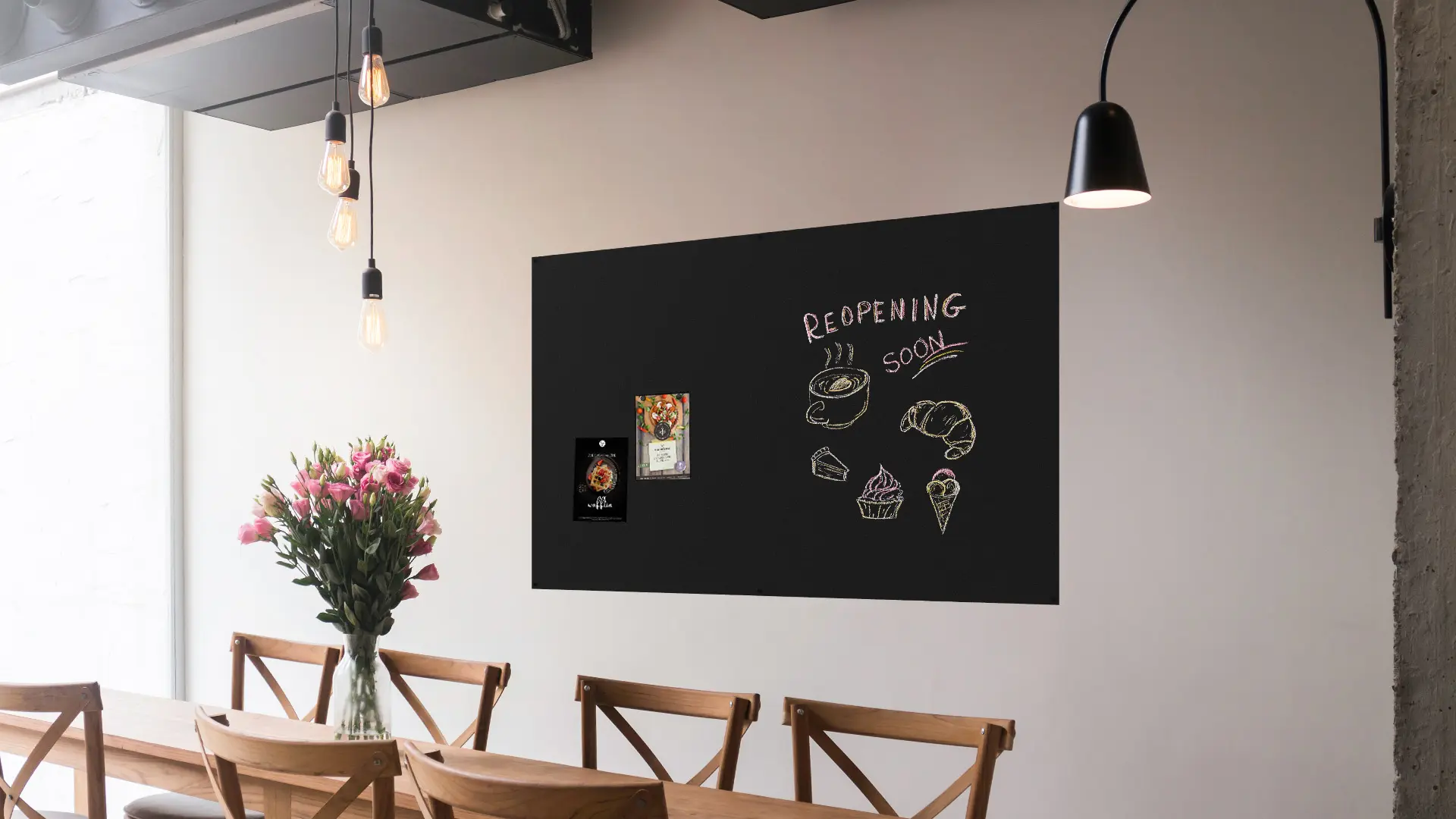 Frameless SLIMboard Magnetic Chalkboard 180x120 cm + FREE Accessories - Image 9