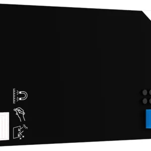 Frameless SLIMboard Magnetic Chalkboard 240x120 cm + FREE Accessories