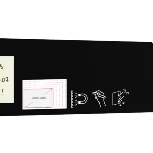 Frameless SLIMboard Magnetic Chalkboard 60x15 cm