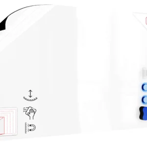 Self-Adhesive Whiteboard Overlay 100×50 cm + FREE Accessories