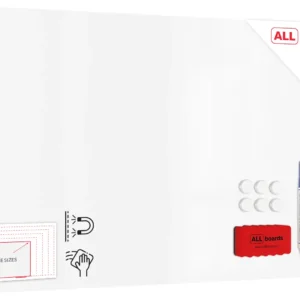 Frameless SLIMboard Magnetic Whiteboard 200x120 cm + FREE Accessories