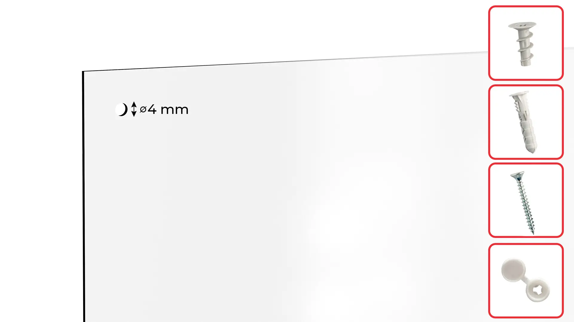 Frameless SLIMboard Magnetic Whiteboard 60x40 cm + FREE Accessories - Image 4