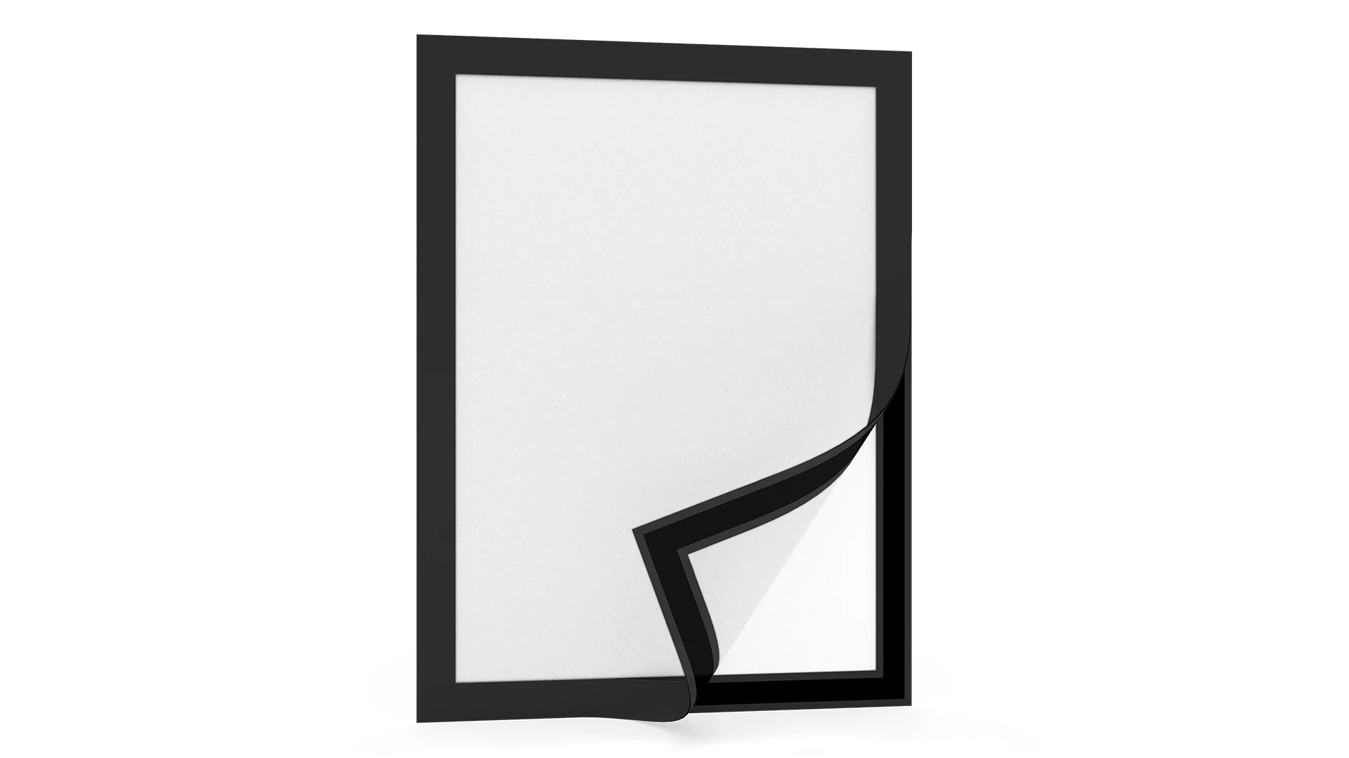 Self-Adhesive Sleeve with Black Frame A4