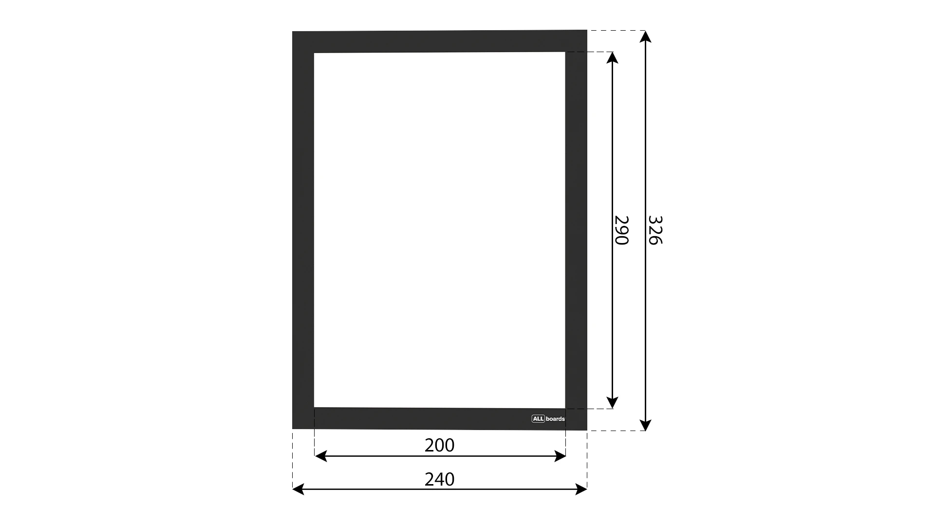 Self-Adhesive Sleeve with Black Frame A4 - Image 4