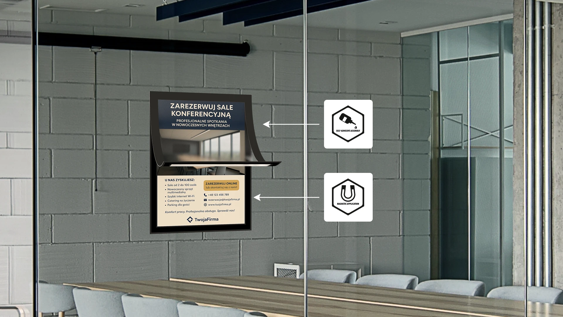 Self-Adhesive Sleeve with Black Frame A4 - Image 8