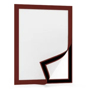 Self-Adhesive Sleeve with Red Frame A4