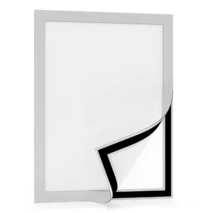 Self-Adhesive Sleeve with Silver Frame A4