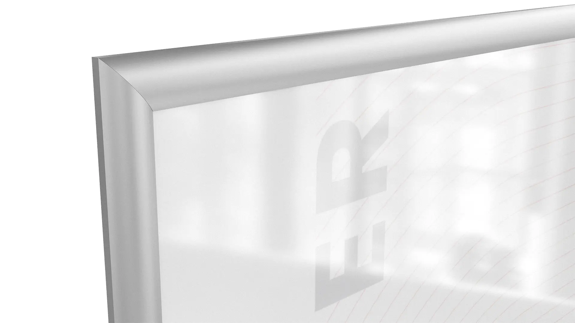 Snap Frame Poster Holder – Silver Aluminium Frame - A3 size - Image 4