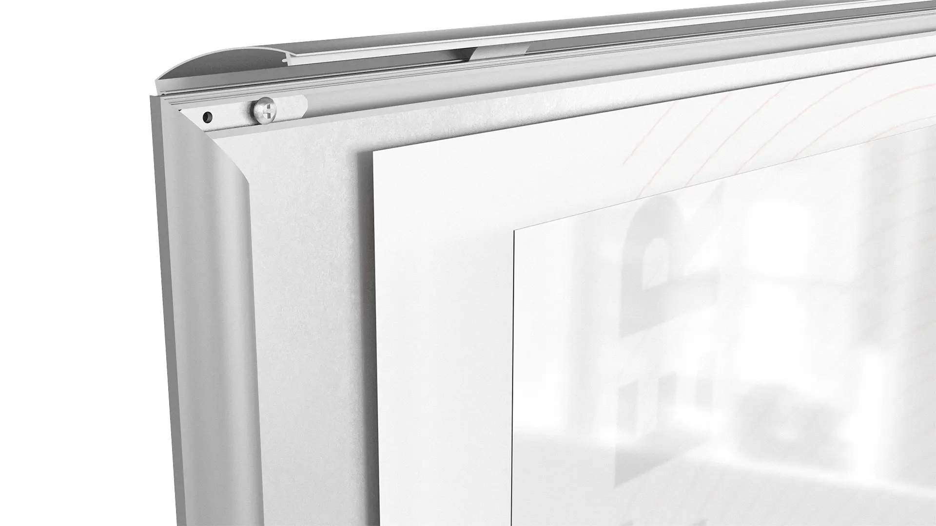 Snap Frame Poster Holder – Silver Aluminium Frame - A3 size - Image 5