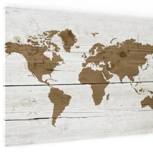 OUTLET Magnetic METALboards, BRIGHT COLOUR MAP 90x60 cm