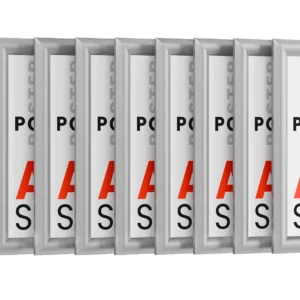 10x Snap Frame Poster Holder – Silver Aluminium Frame - A4 size