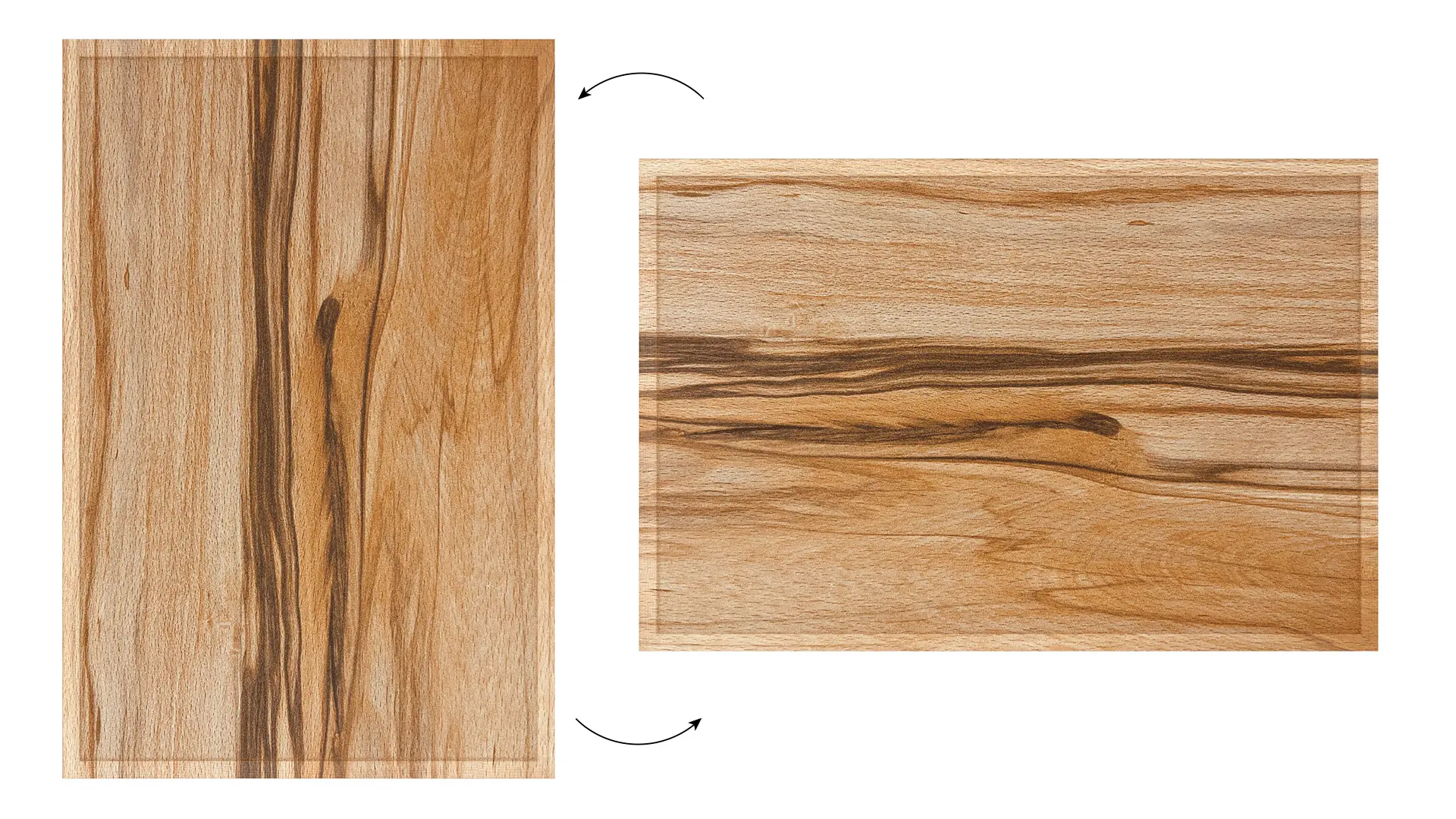 Cork Board with Print – EXOTIC WOOD, 90x60 cm, Wooden Frame - Image 3