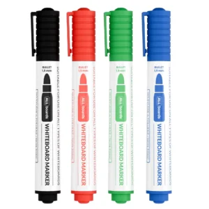 ALLboards Whiteboard Marker Set - 4 Colours: Black, Green, Blue, Red