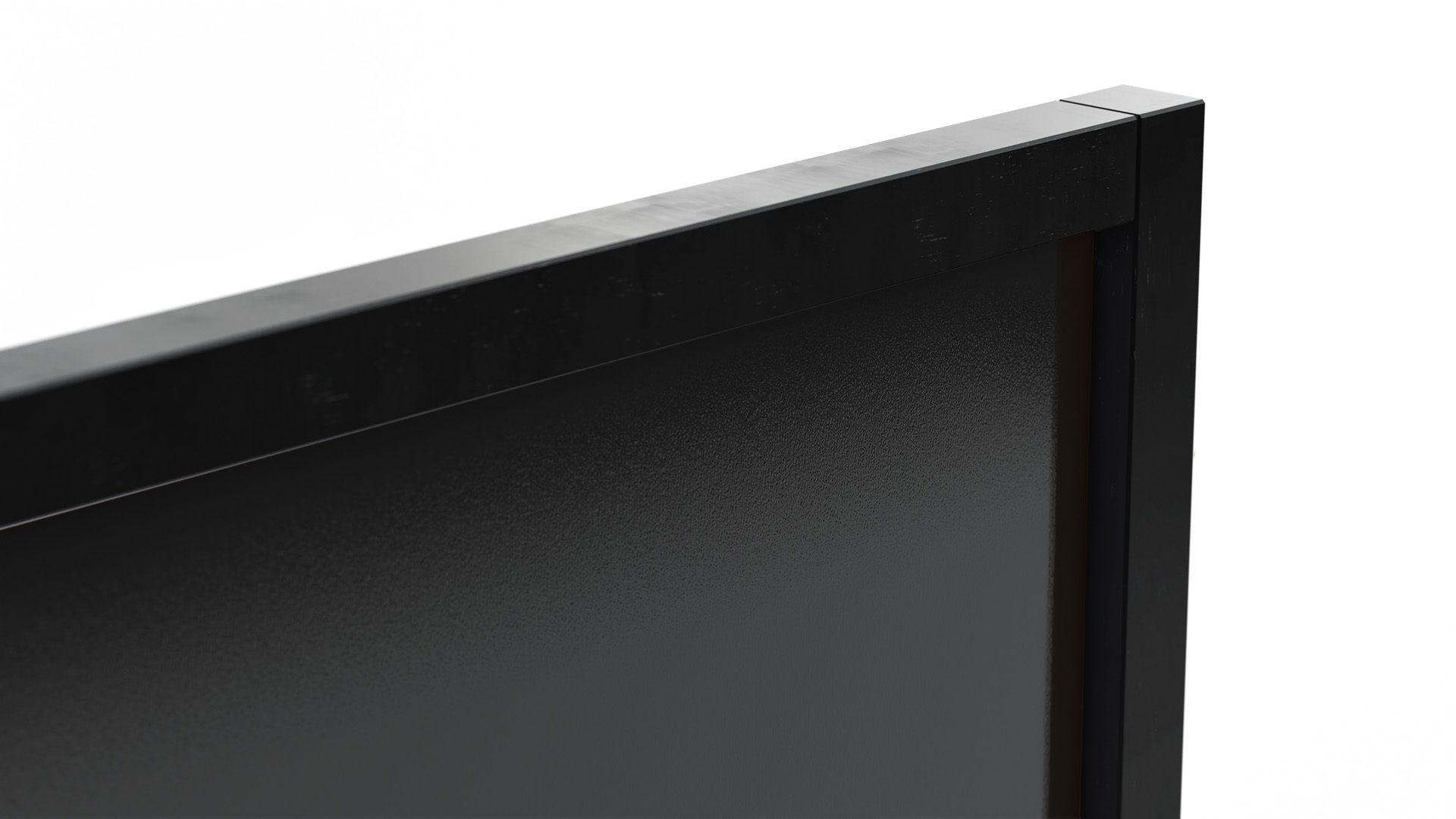VERTboard Vertical Mobile Chalkboard 137x78 cm in Black Wooden Frame - Image 5